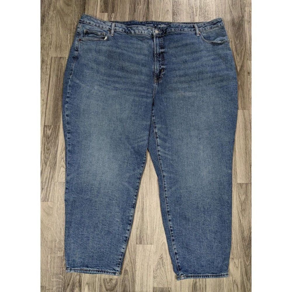 Old Navy Womens‎ Plus Size 30 High Rise O.G. Straight Secret Slim Pockets Jeans